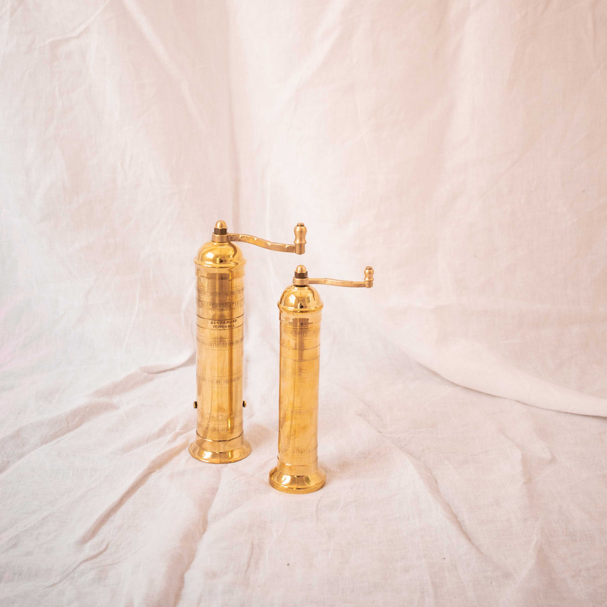 European Brass Pepper Spice Mill Harry and Kit