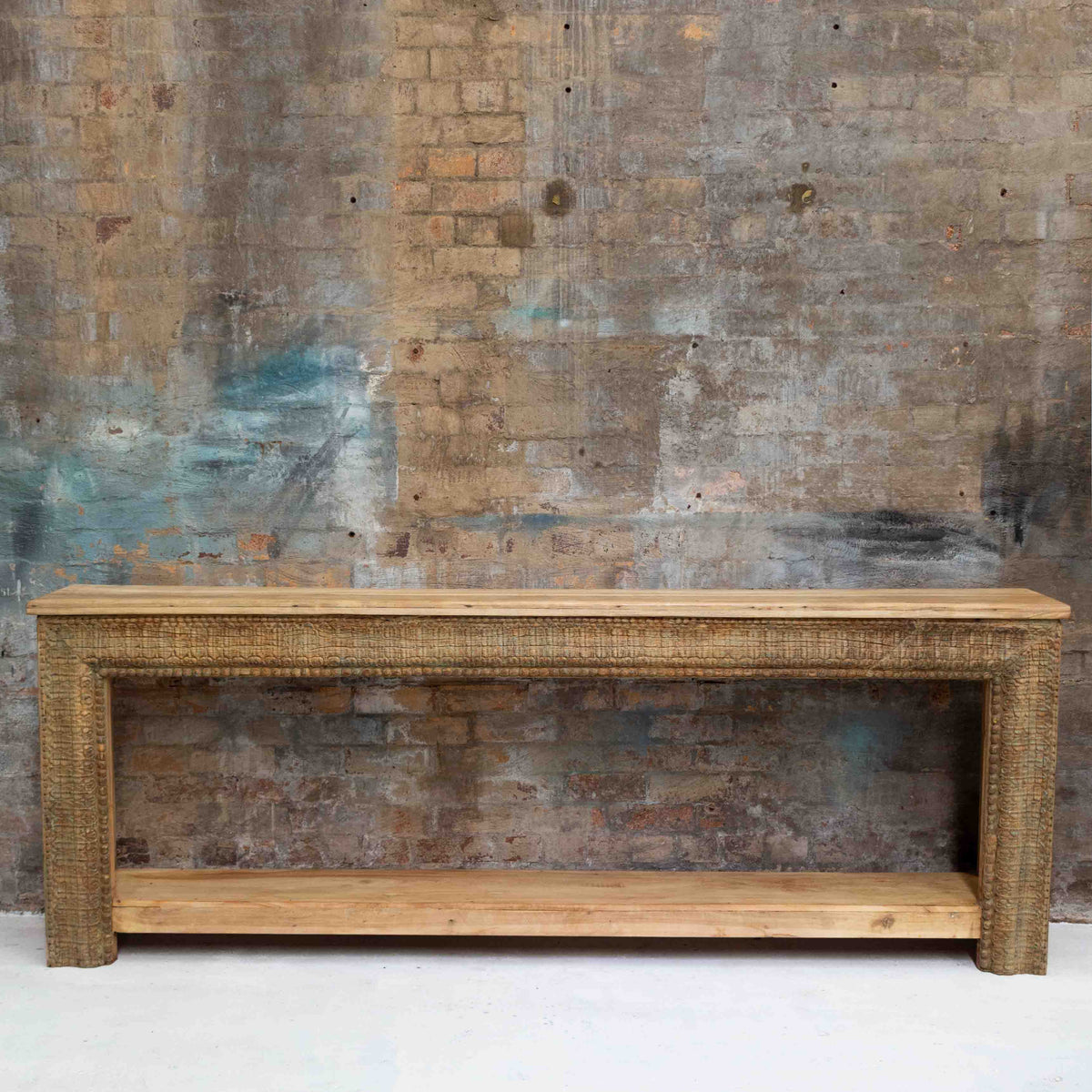 Wooden Indian Carved Console Table – Harry and Kit