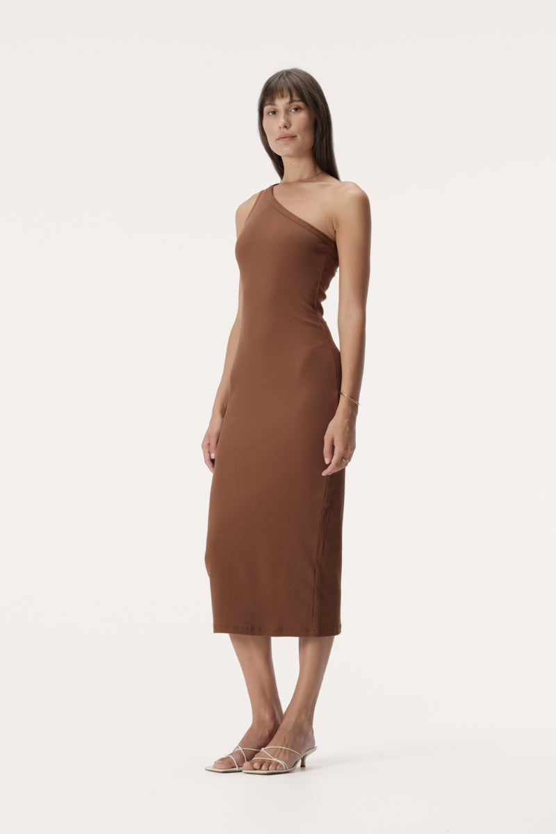 elka collective brown dress Hire Tone Knit Dress | Elka Collective