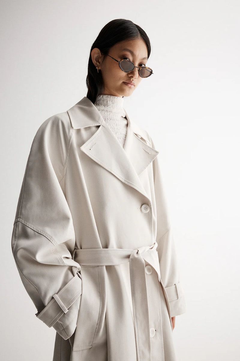Elka Collective Leonora Trench Coat | Bone – Harry and Kit