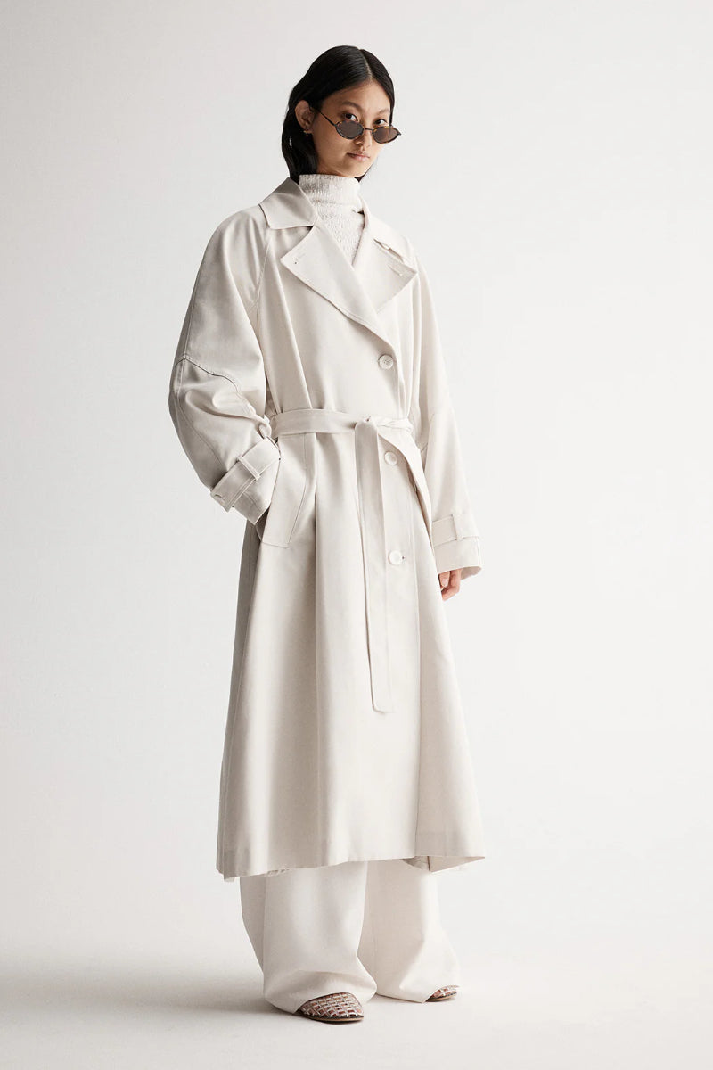 Elka Collective Leonora Trench Coat | Bone – Harry and Kit