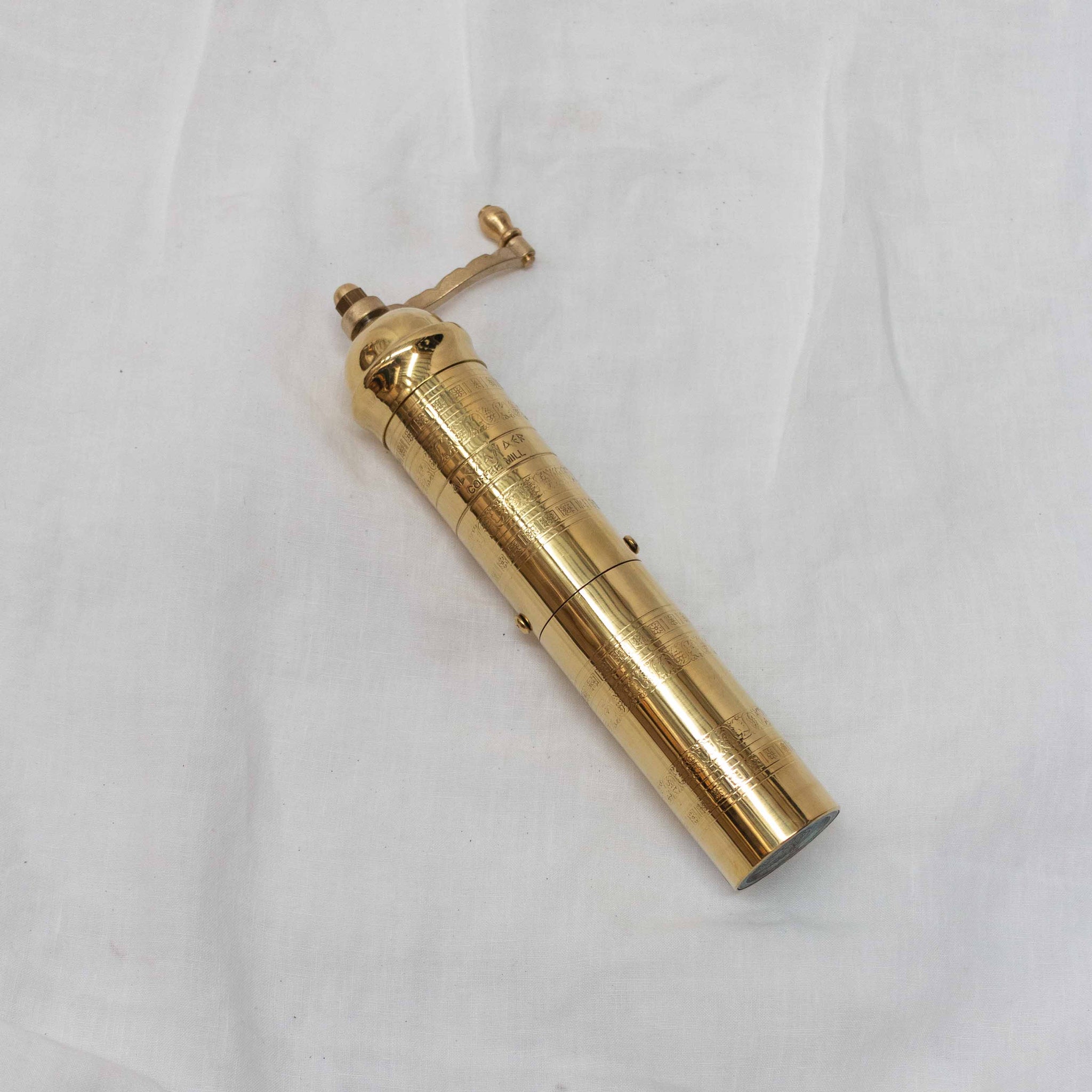 European Brass Coffee Mill – Harry and Kit