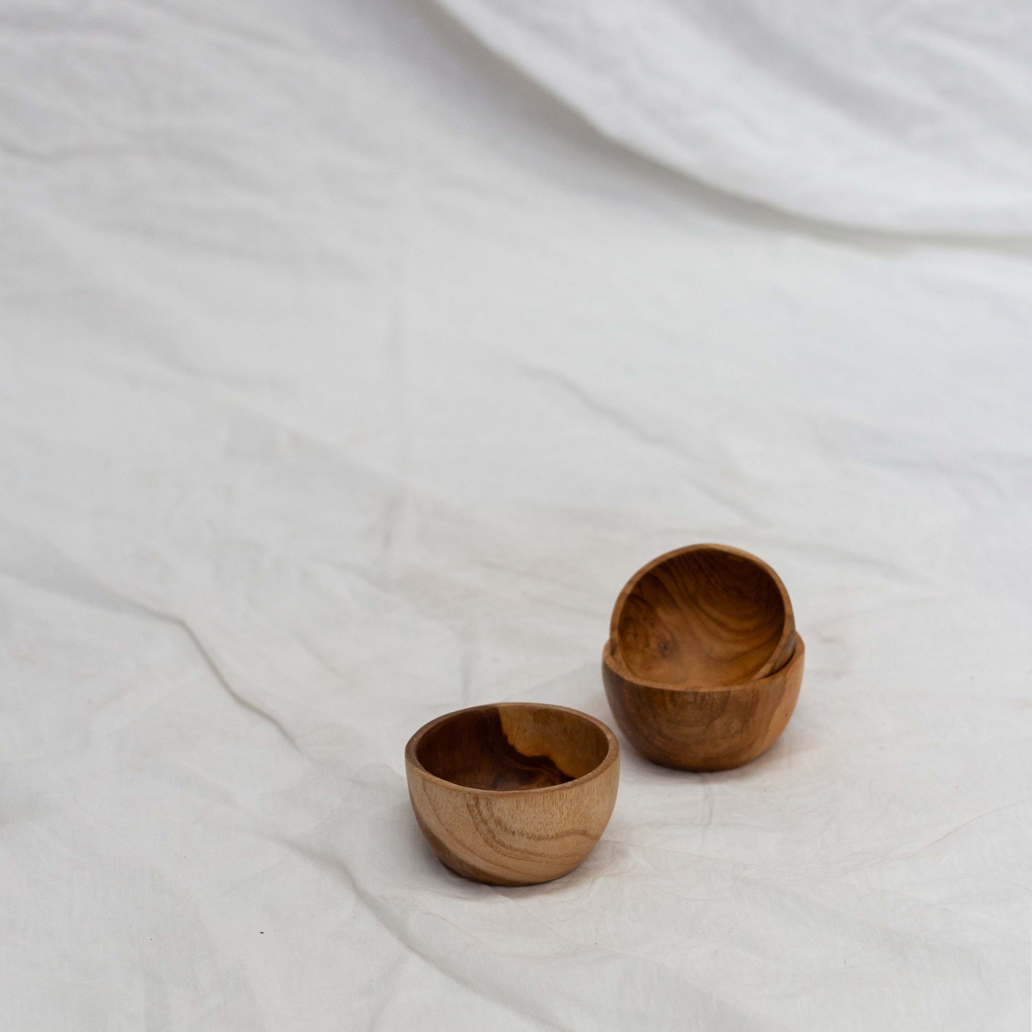 Teak Condiment Bowl Teak Condiment Bowl
