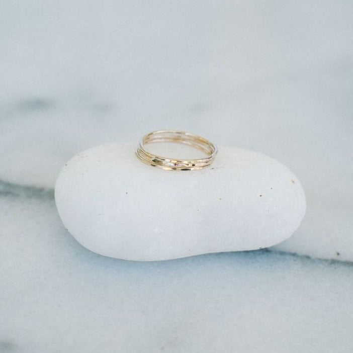 Ring Finer Rings FinerRings Hammered Stacking Ring – Harry and Kit