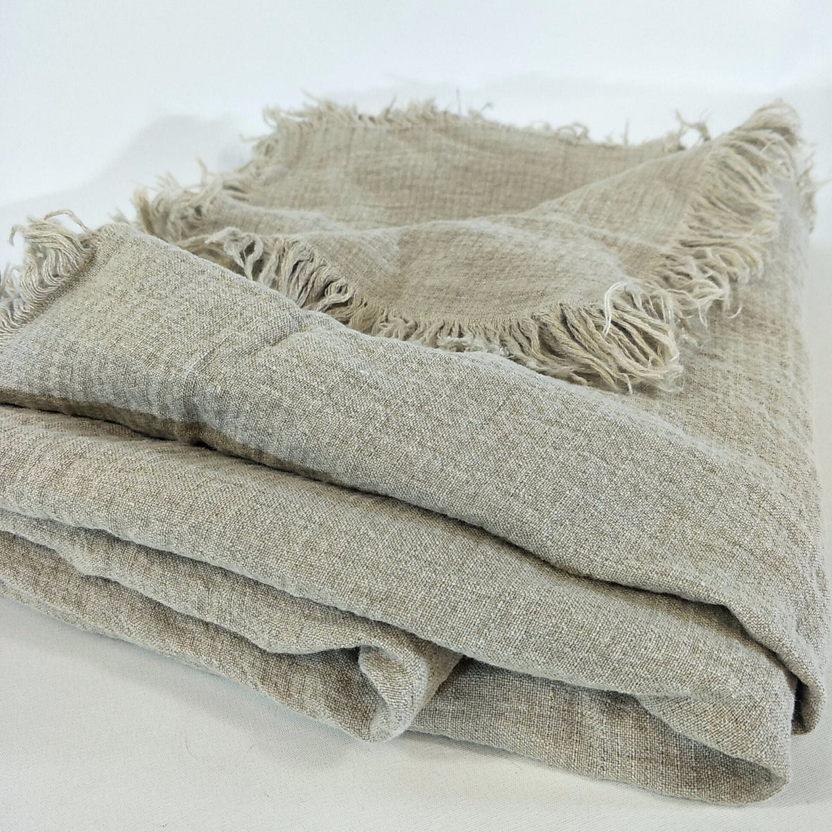 Macey and Moore Pure Linen Throw | Natural – Harry and Kit