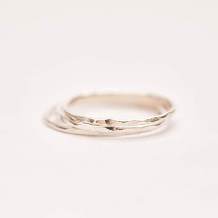 Ring Finer Rings FinerRings Hammered Stacking Ring – Harry and Kit