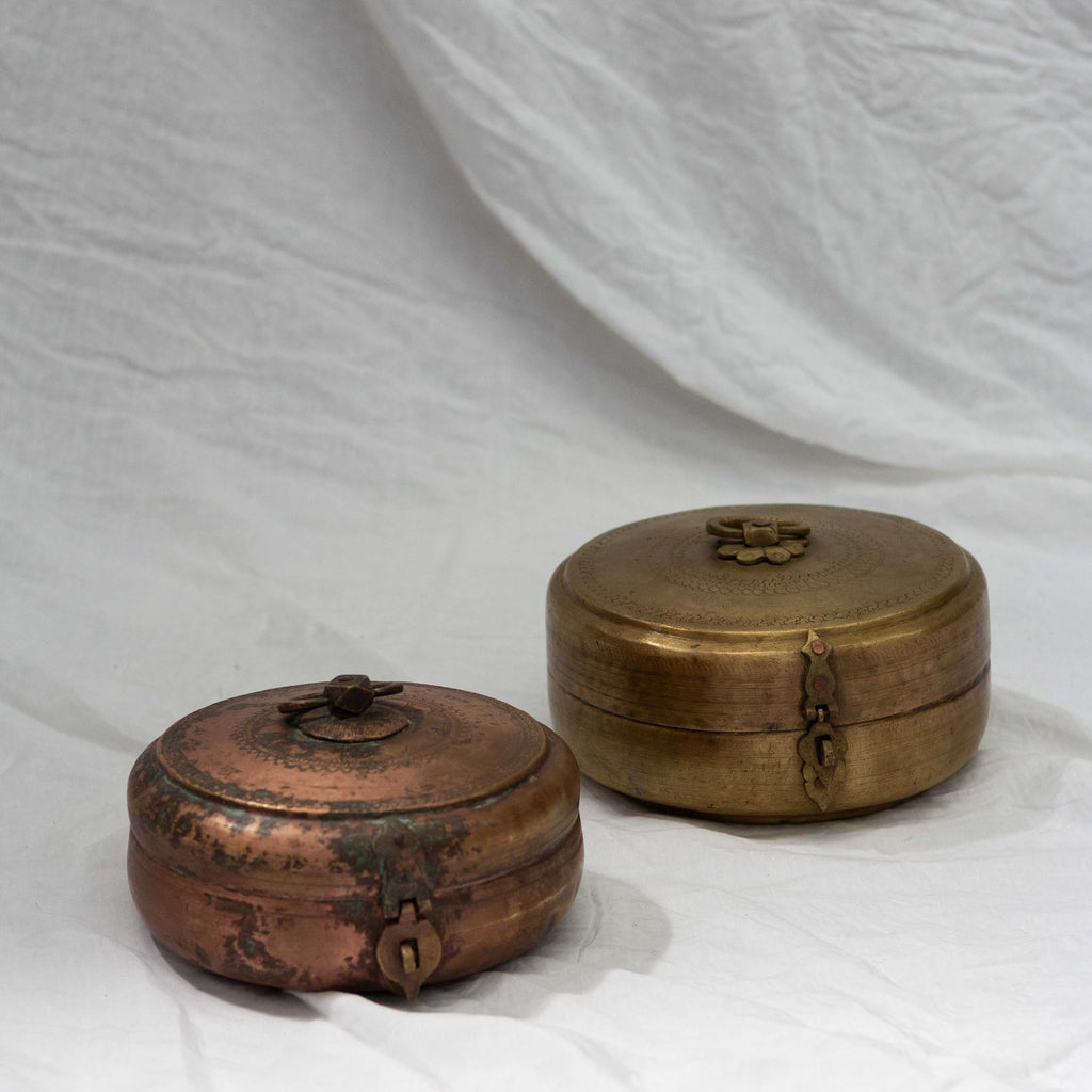 Brass Chapati Box – Harry and Kit